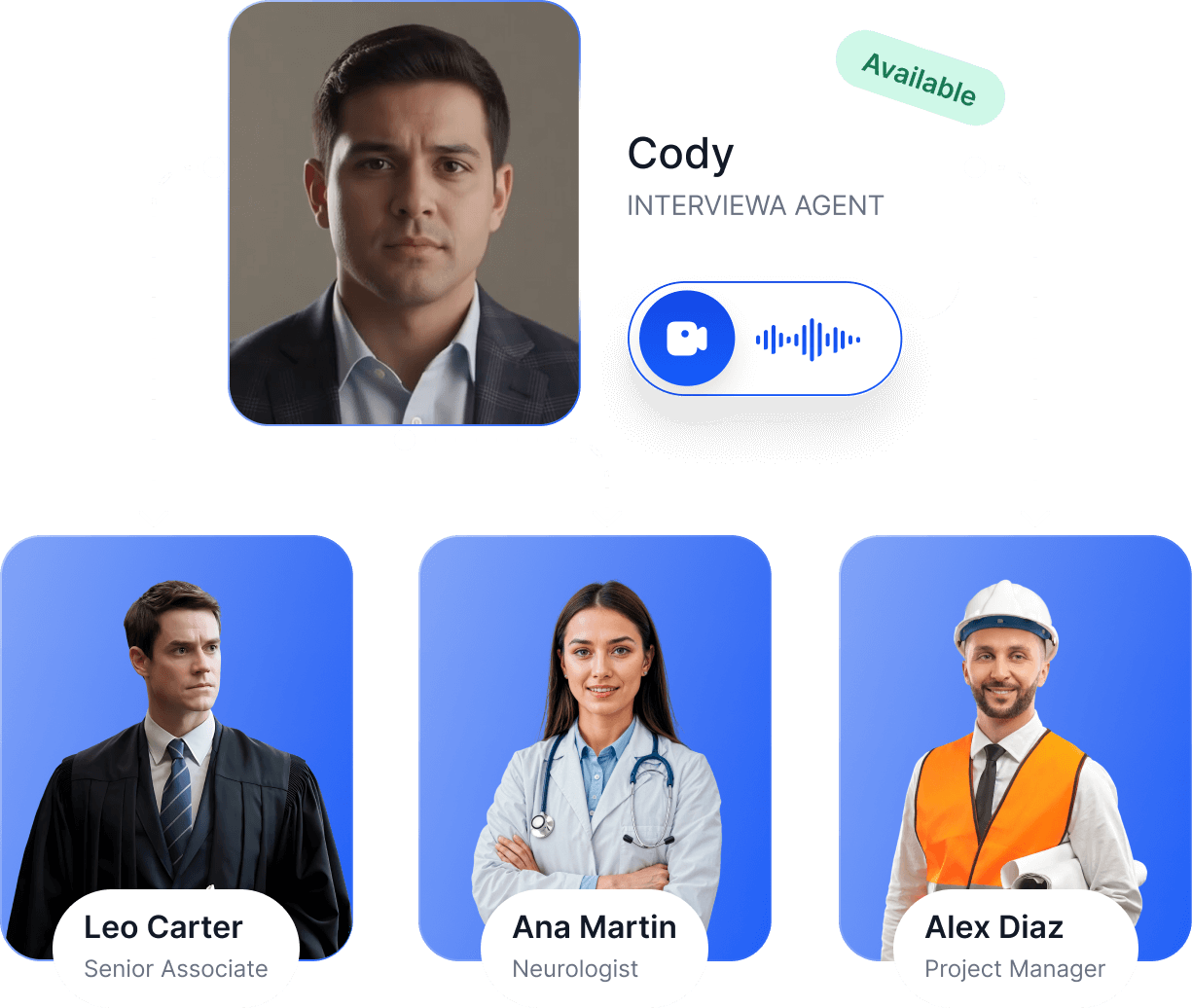 Interviewa Agent with Candidates